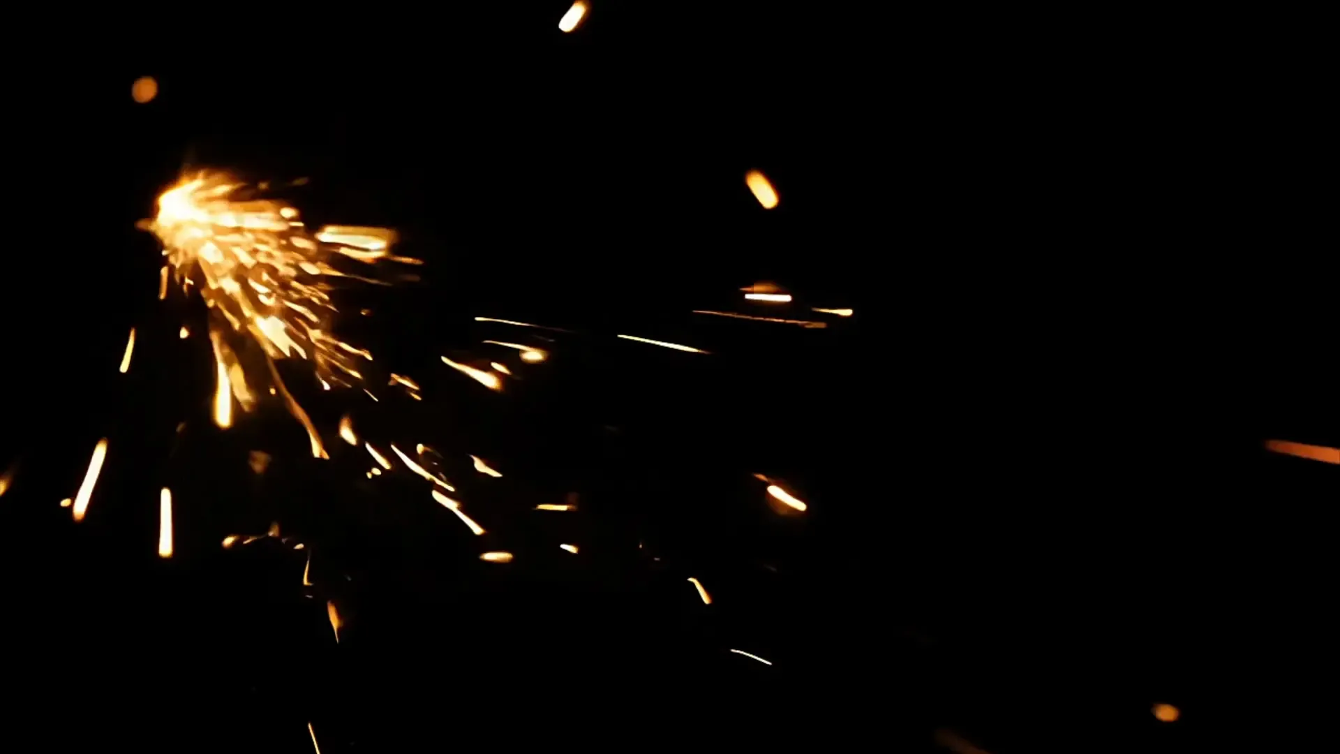 Explosive Sparks Particle Overlay for Cinematic Video Projects